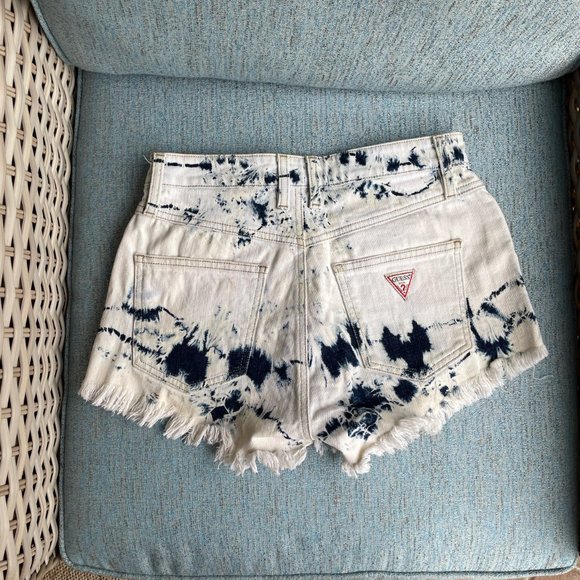 Guess | Tie-Dye Denim Shorts - Picture 6 of 13